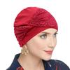 Breathable Chemo Headwear Elastic Beanie Hats Trendy Hijab Cap  for Women