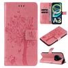 For Xiaomi Redmi A3/Poco C61 4G Phone Case with Stand Cat Tree Pattern Leather Wallet Mobile Cover