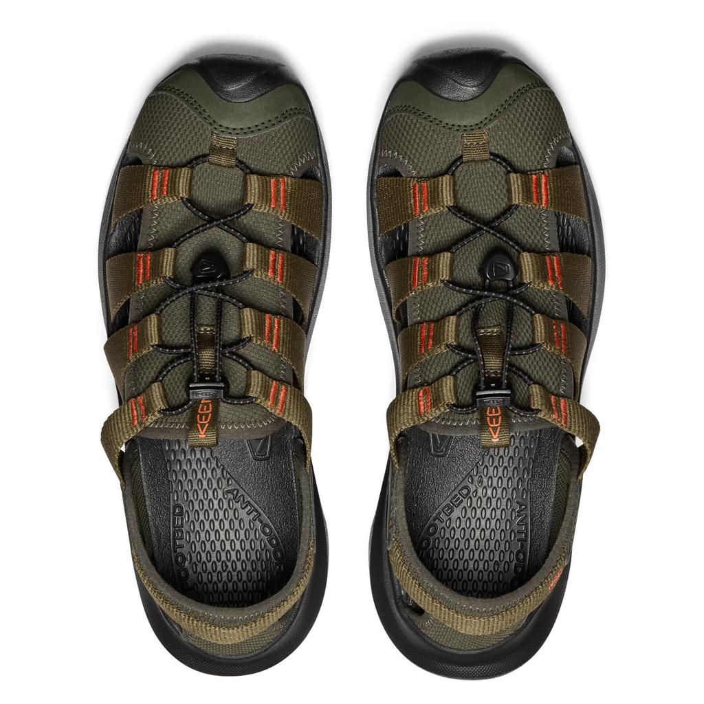 SEANIK H2 Sandals for FOREST Cm [KEEN] Men, NIGHT/DARK OLIVE, 27.0