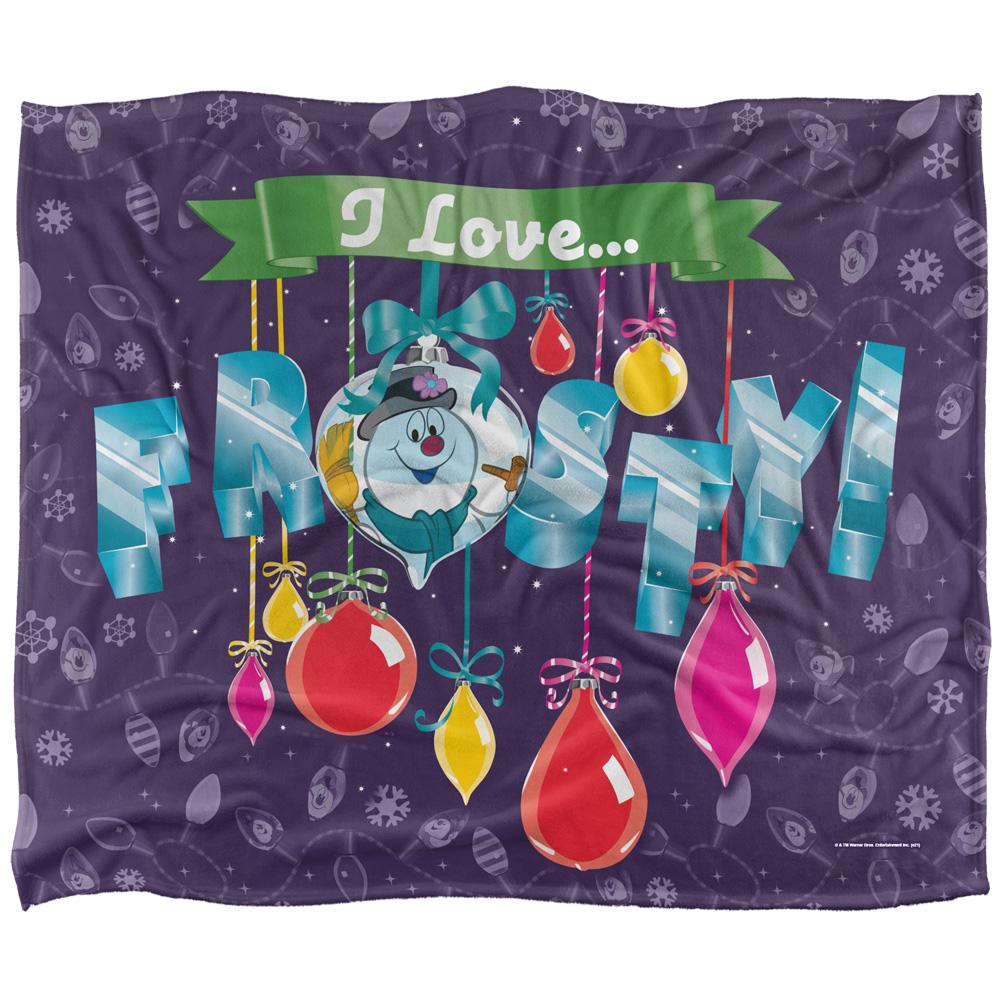 Frosty The Snowman I Love Frosty Blanket