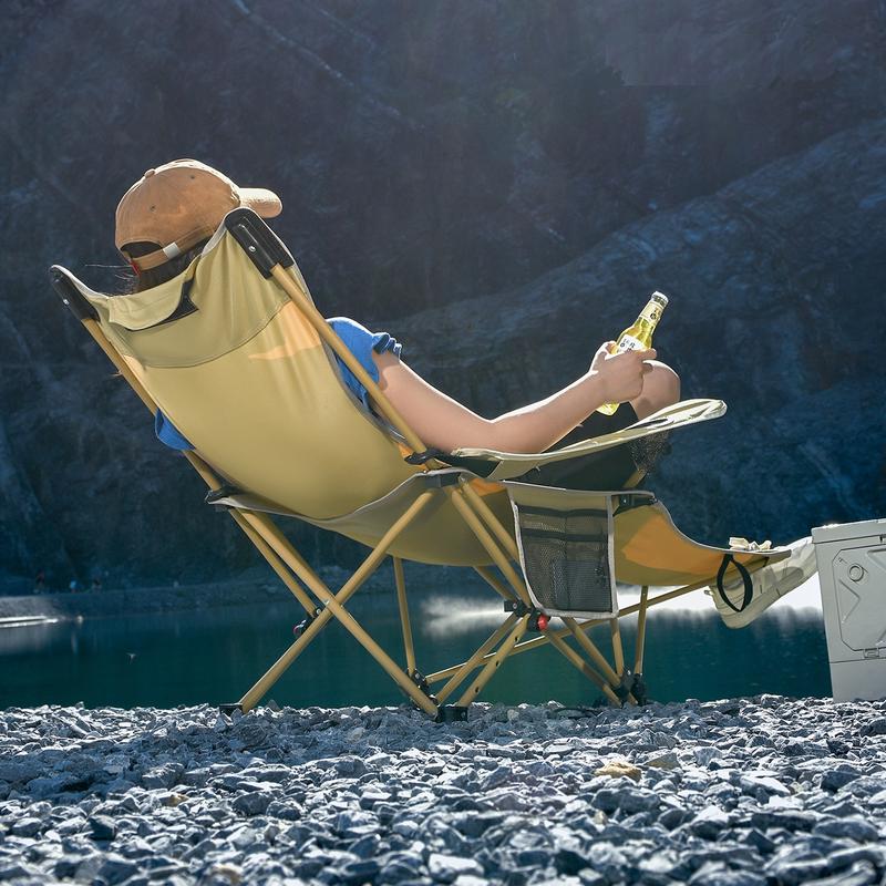 KIYERSY Outdoor Camping Folding Lounge Chair
