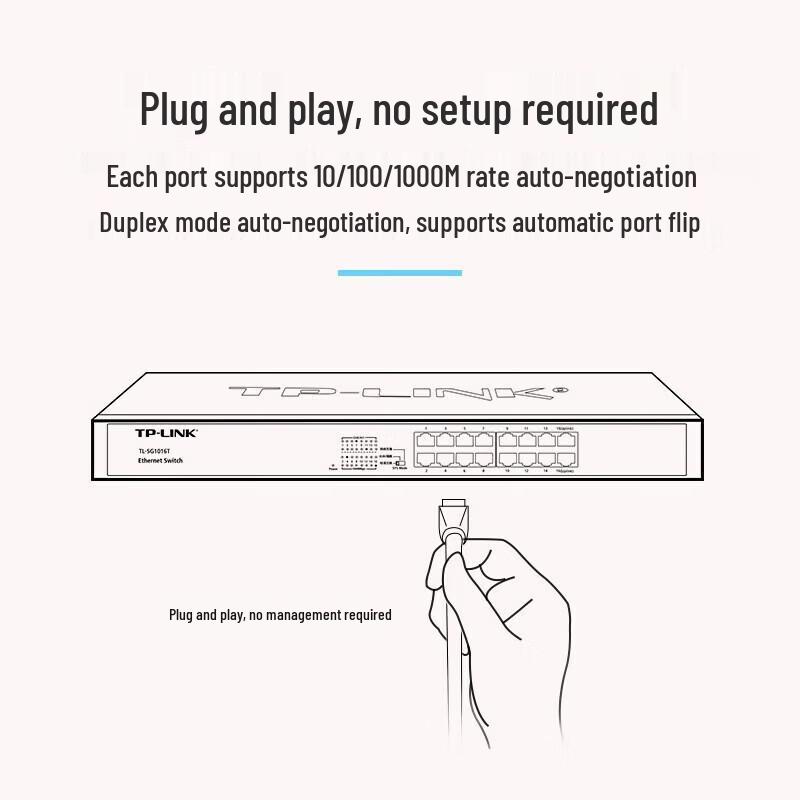 TP-LINK 16-Port Gigabit Unmanaged Switch