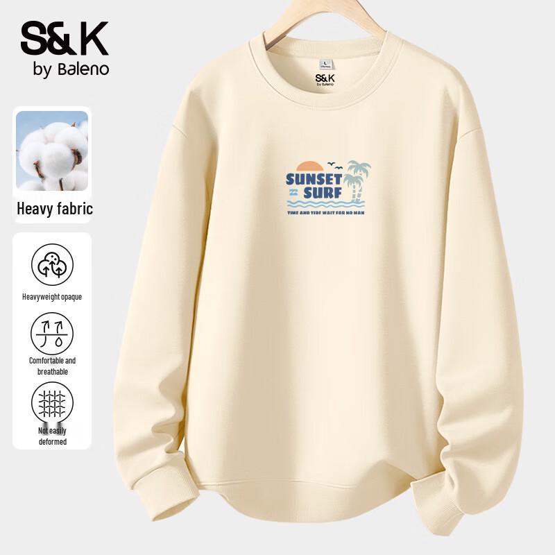 

Baleno S&K Men s Retro JPB Block Print Crewneck Sweatshirt 2XL