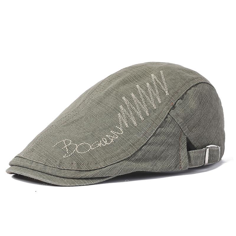 Cowboystoff Andetungehatt Herre Retro Fremoverlue Englandstil Beret Herre- og damehatt