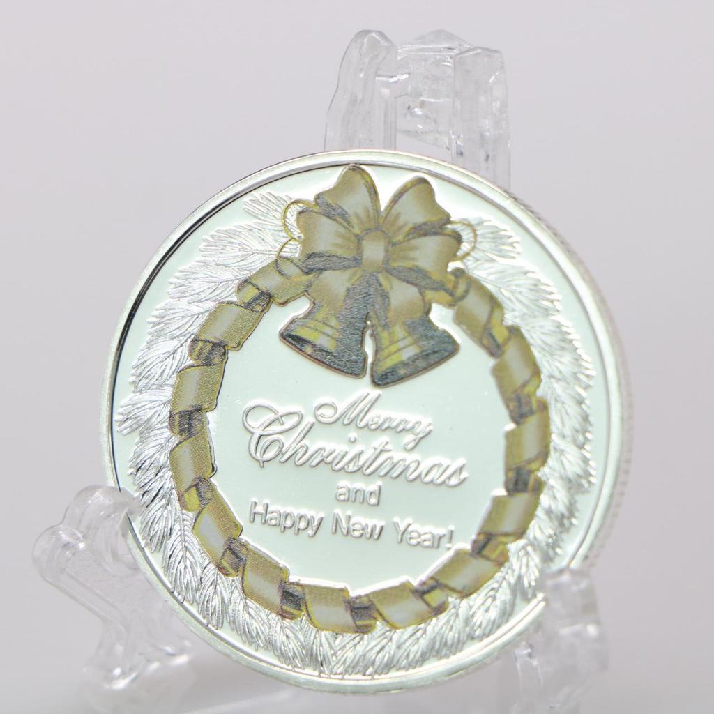 Christmas Eve commemorative coins, snowman coins, collectible love coins, romantic ringback tone coins, European and American religions