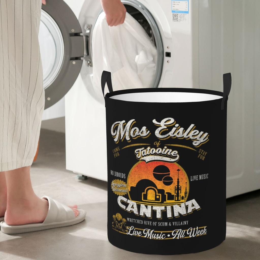 Mos Eisley Cantina Tatooine Dks Foldable Laundry Baskets Dirty Clothes Sundries Storage Basket Home Organizer Box