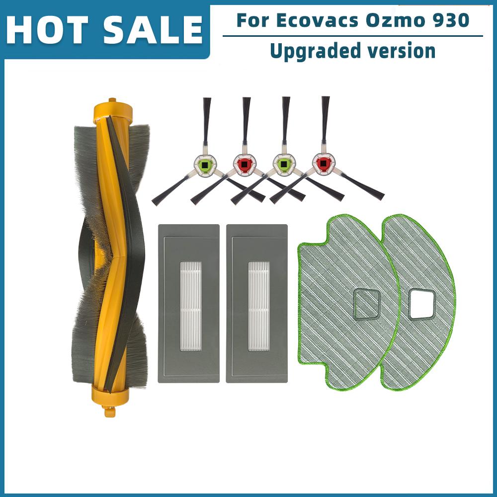 Replacement For Ecovacs Debot Ozmo 930 Robot Vacuum Spare Parts Accessories Roller Main Side Brush Hepa Filter Mop Rag Cloth