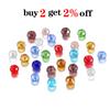 70-300pcs 3/4/6/8mm Translucent Czech Crystal Glass Bead Faceted Colorful Spacer Bead For DIY Bracelet Jewelry Making Supplies