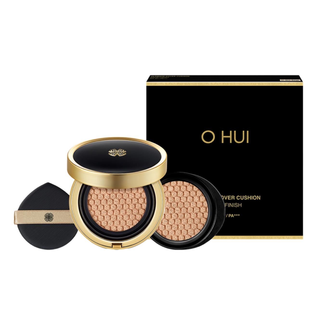 

O HUI Ultimate Cover Satin Finish Cushion No.1 Milk Beige SPF50+ / PA+++ 15g x 2 ea Korean Luxe Brand Store