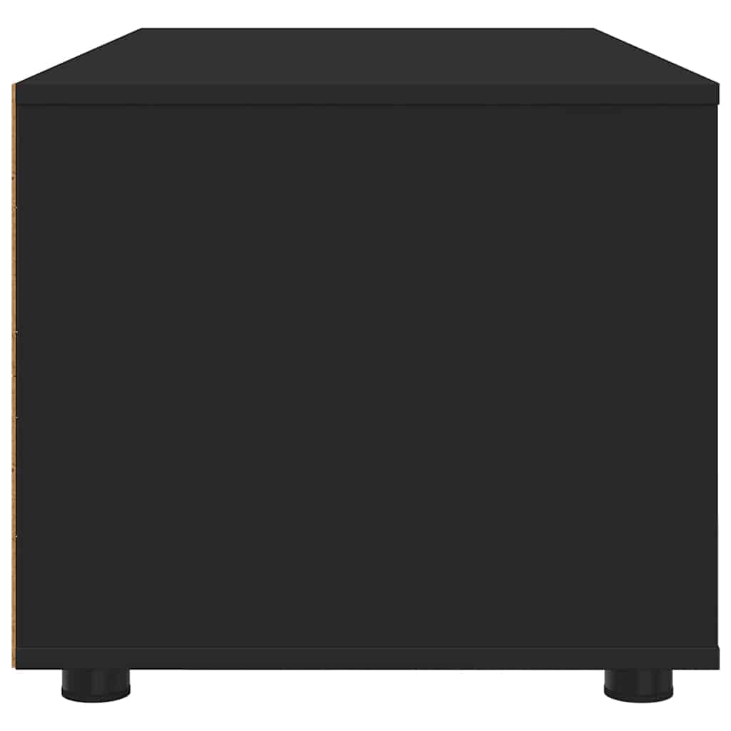 TV Stand Black 100 x 48 x 43 cm Particleboard