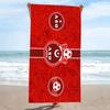 Aso Chlef Print Beach Towel, Large Soft Quick Dry Towel for Beach Camping Swimming