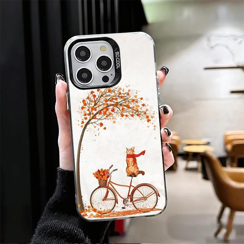 Pumpkin Happy Fall Autumn Shockproof Phone Case for iPhone 17 Air 16 16E 15 Pro Max 14 Plus 13 Mini 12 Back Cover Anti Fall Fund