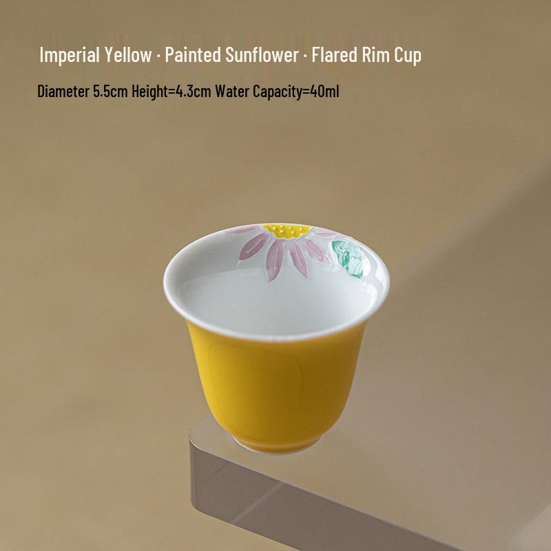 

Huixiangyang Ceramic Tea Tasting Cup - Kung Fu Master Style for Household Use No specification