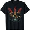 Lets Rock Rock N Roll Guitar Retro Lovers T-Shirt