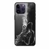 Phone Case for Apple Iphone 15 Pro 15 Plus Tempered Glass Hard Back Cover for Iphone 15 Pro Max Iphone15 Wolf  Lion Funda Capa