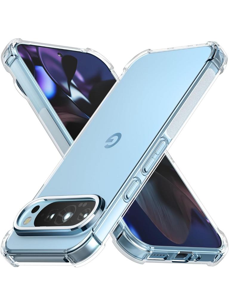 Shockproof Airbag Transparent TPU Case for Google Pixel 9A 9 Pro XL 8A 8 Protective Cover Shell Capa Fundas Coque