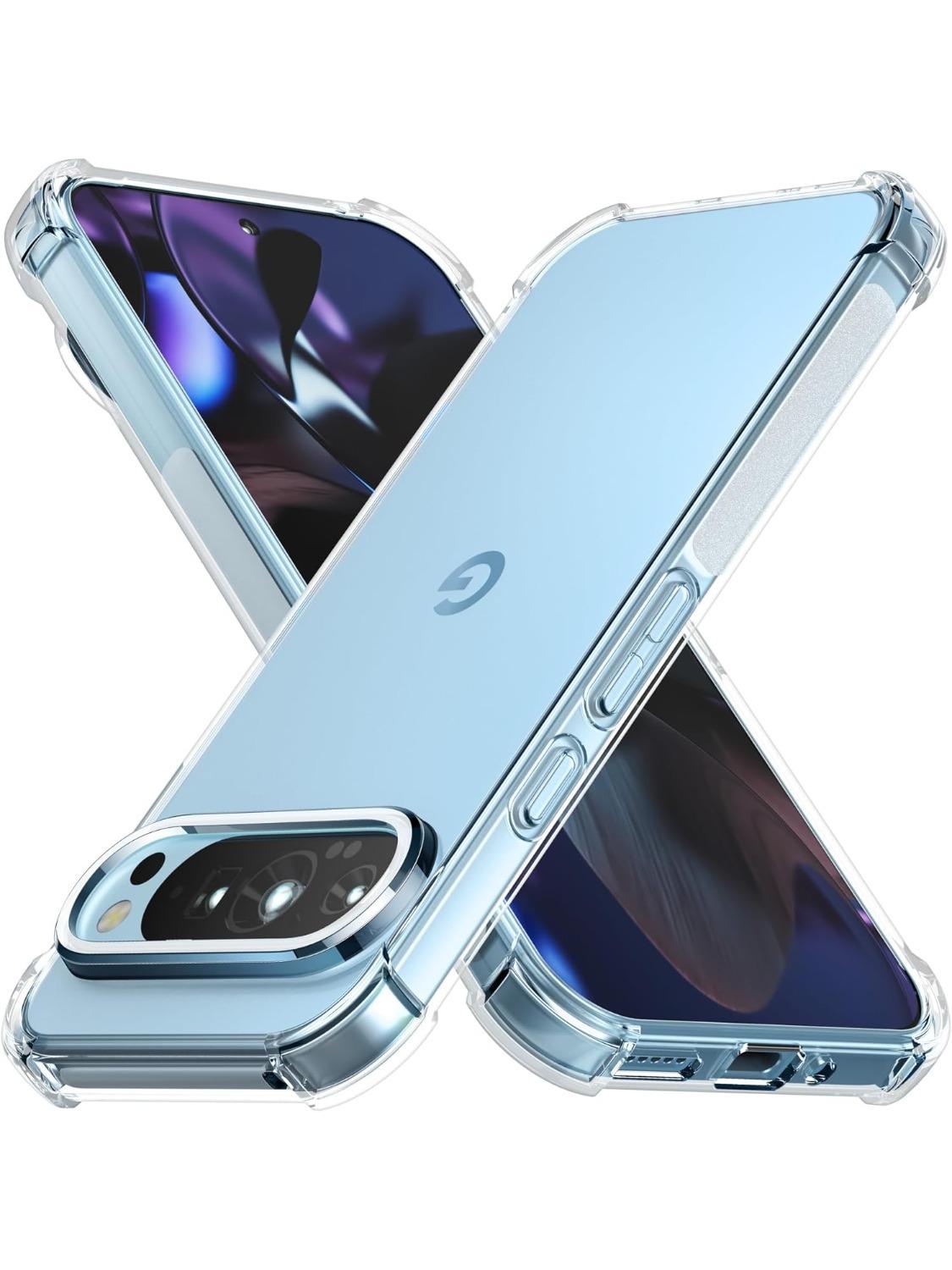 

Shockproof Airbag Transparent TPU Case for Google Pixel 9A 9 Pro XL 8A 8 Protective Cover Shell Capa Fundas Coque Google Pixel 9A