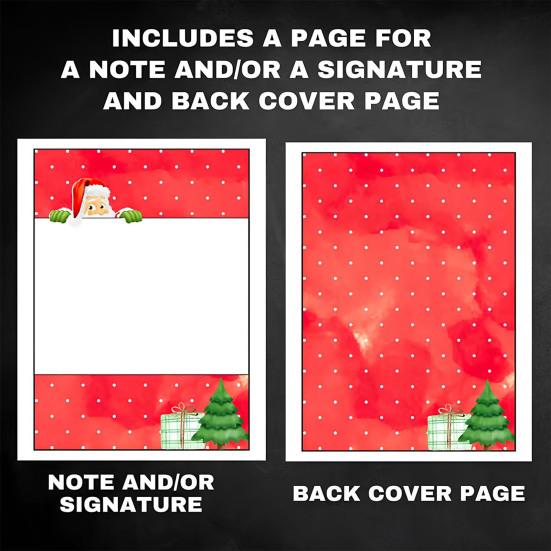 Christmas Gift Card Book Colorful Unique Gift Card Organizer Festive Party Decoration Holiday Surprise