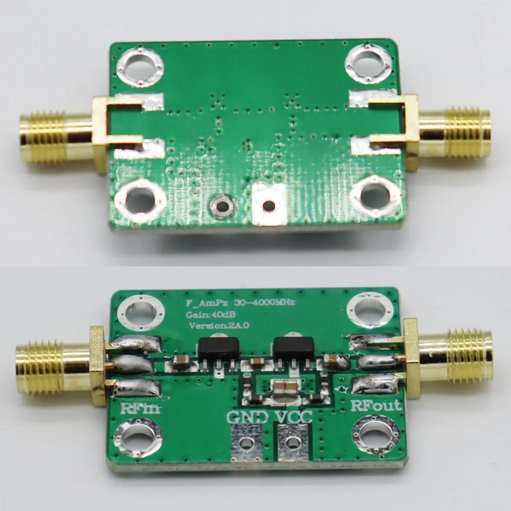 New 30-4000MHz 40dB Gain RF Amplifier Module, High Frequency Amplifier Board Gain Module, Amateur Radio, RF meter