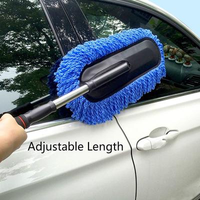 Ayarlanabilir Saplı Mikrofiber Araba Yıkama Fırçaları Ölçeklenebilir Araba Temizleme Fırçası