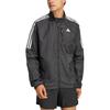 Adidas Own The Run3 Stripes Jacket Men's Black JD2322