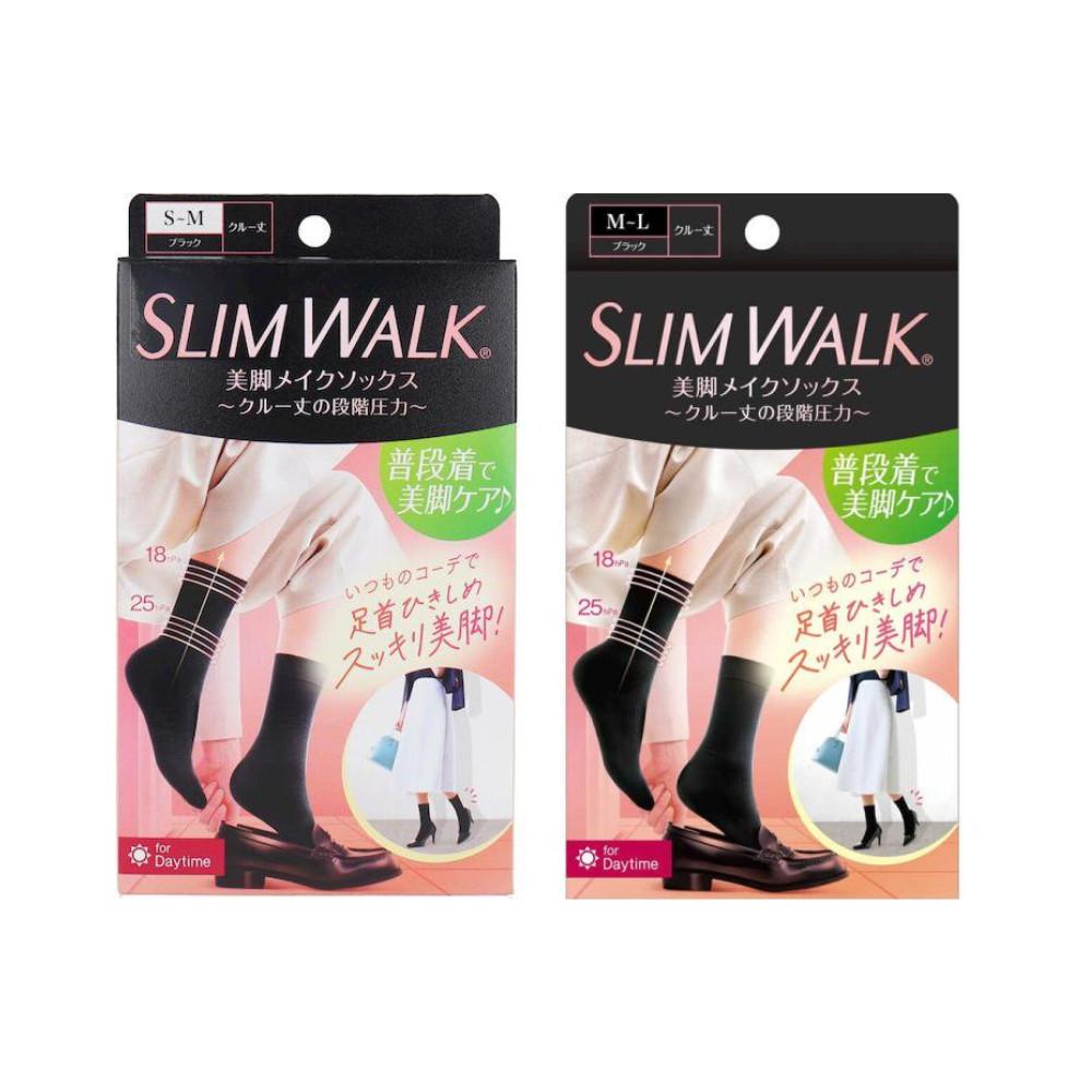 Pip SLIMWALK Bikyaku Makeup Socks Crew Length Size ML  SM