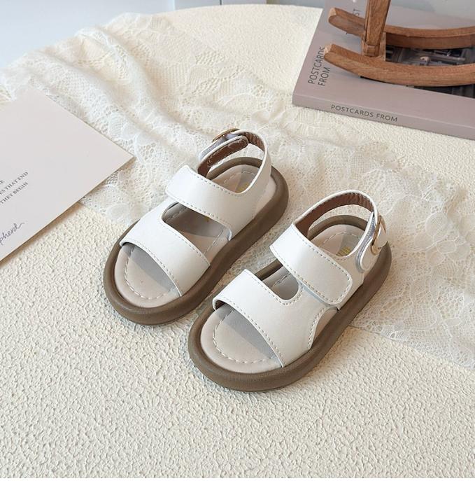 

Children Casual Beach Shoes for Girls Boys Summer New Fashion Korean Style Soft Sole Anti-slippery Versatile Roman Sandals 24