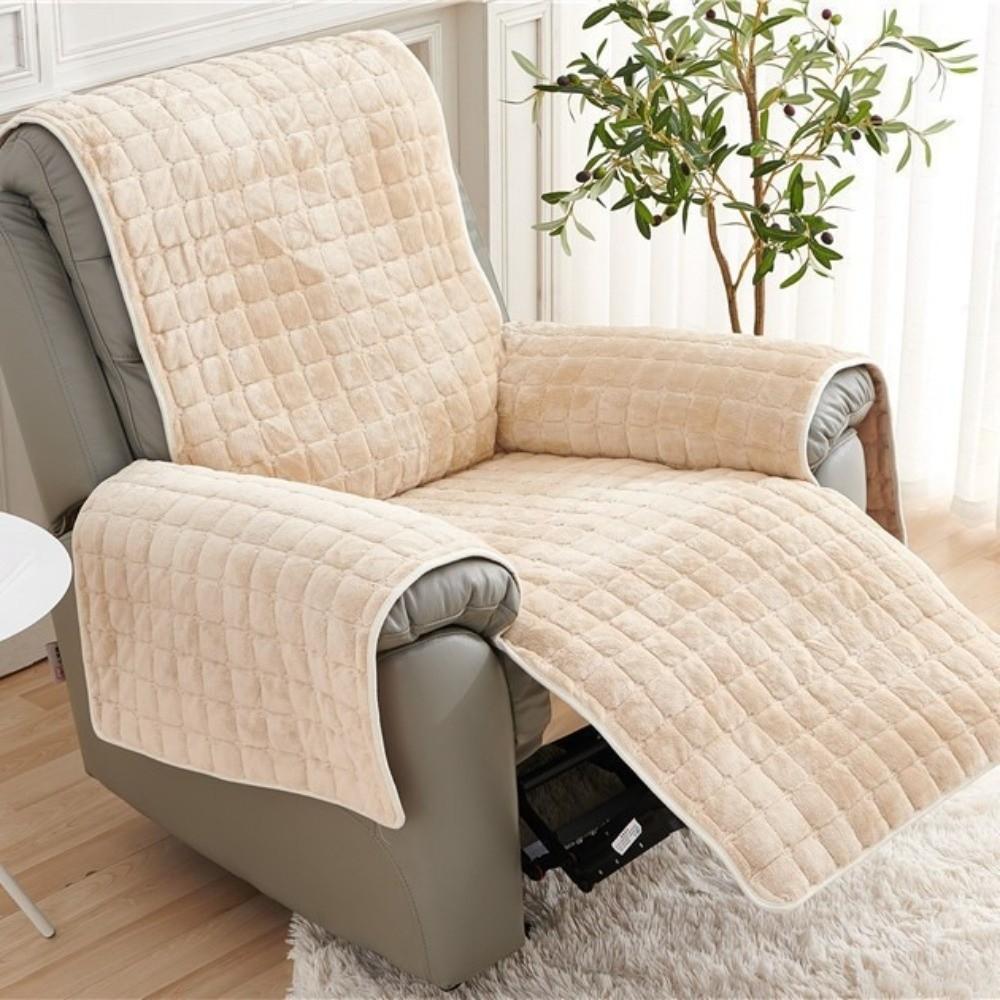 Non-Slip Armchair Cover Flannel Plush Plush Chair Covers New Sofa Slipcovers Home Use