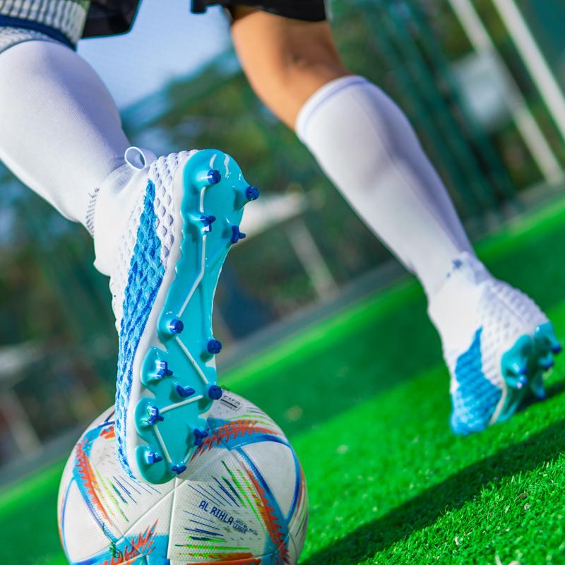 2024 Męskie buty piłkarskie Duże rozmiary Ultralekkie buty piłkarskie Chłopięce trampki Antypoślizgowe AG/TF Korki piłkarskie Botki do kostki Unisex