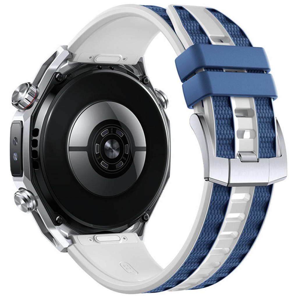 22mm Dual Color Watch Band for Huawei Watch GT 5 Pro/5/4/ 46mm/Watch 4 Quick Release Silicone Strap
