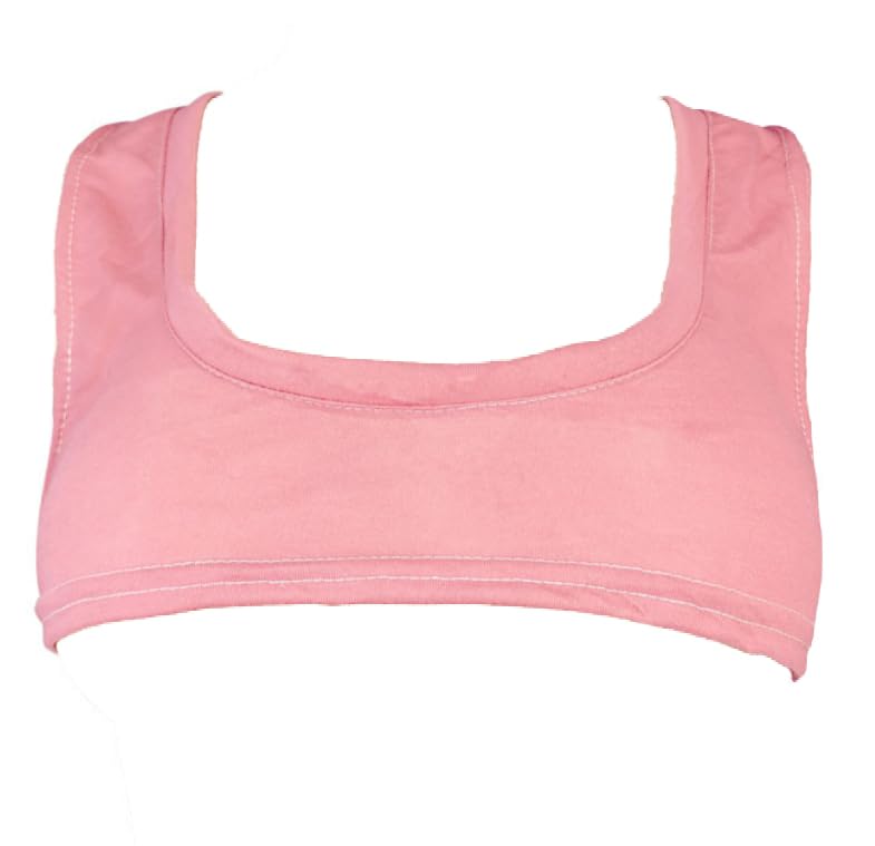 

DOKiDOKi Ultra-Short Sleeveless T-Shirt (Pink) - Sexy, Minimalist Underbust Coverage, Sheer Cut and Sew Top, Size Small [Parallel Import]