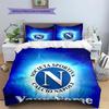 SSC Napoli Custom Name Pattern Bedding,Quilt Set Quilt Cover Pillowcase Home Birthday Gift(1 * duvet cover + 2 * pillowcase, without core)