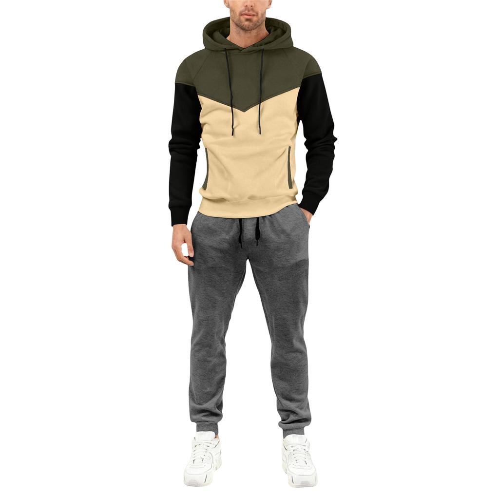 Herren Herbst/Winter Kapuzen-Sportset