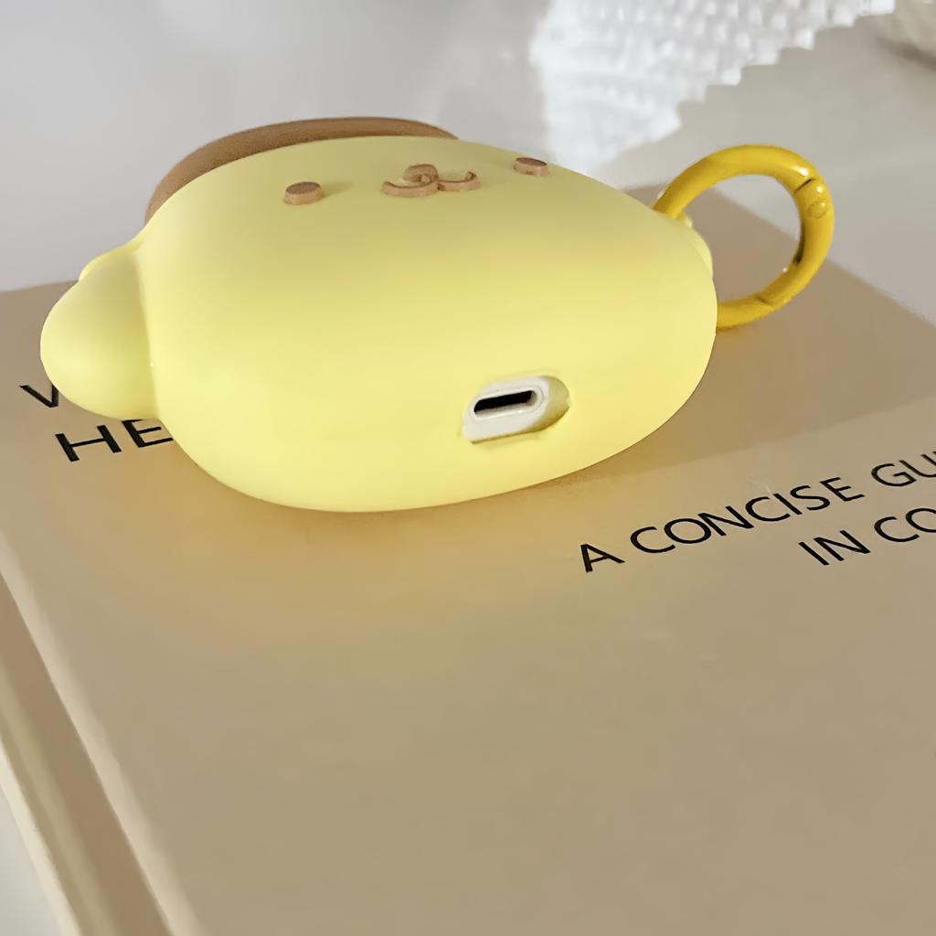 Cute Pudding Dog AirPods Pro1 Apple Bluetooth Headset Cover 1/1 Generation Cartoon Silicone Protective Case