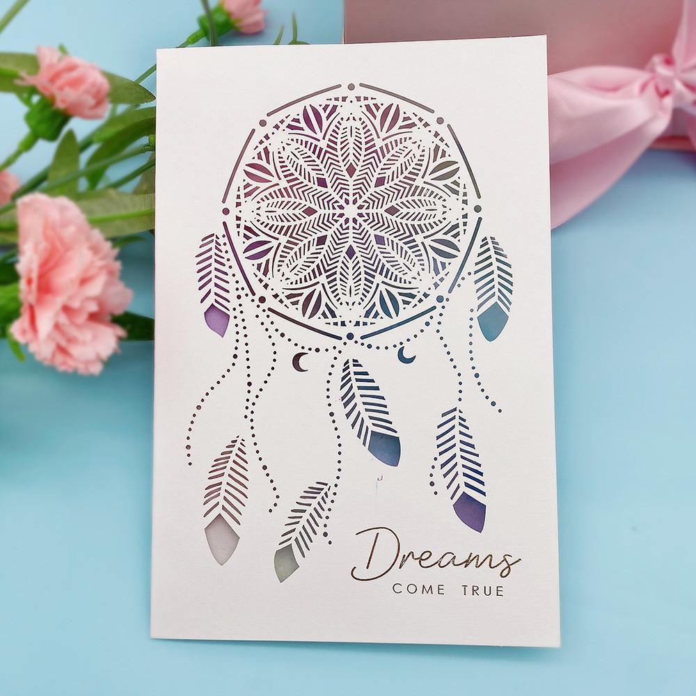 Mothers Day 3d Paper Card With Handmade Thank You Design For Celebrations