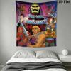He Man Wall Tapestry Aesthetic Wall Hanging Printed Fabric Blanket Decorative Tapestries for Bedroom Living Room Home Decor