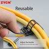 20/100PCS Cable Tie Mount Adjustable Clips Self Adhesive Strap Fix Holder Plastic Network Wire Power Cord Car Organizer Clamp