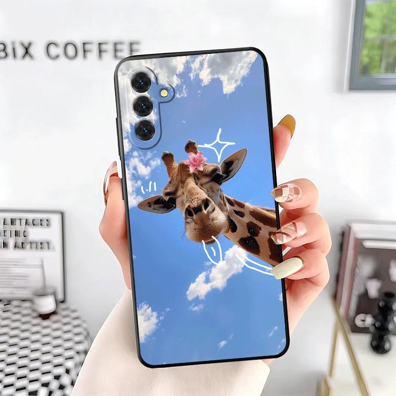Giraffe Animal Pattern Soft Phone Case for Samsung A17 A37 A57 A16 A26 A36 A56 A15 A25 A35 A55 A14 A24 A34 A54 A13 A23 A33 A53 A
