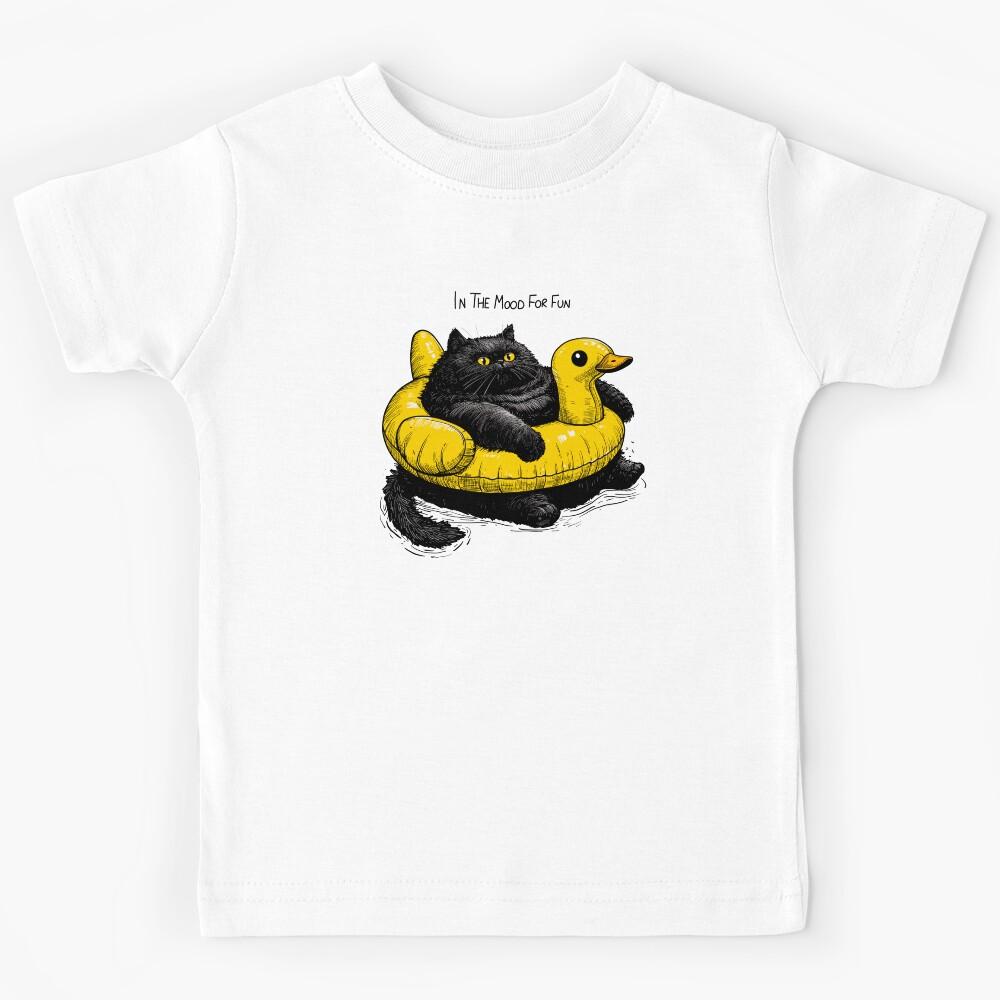 In The Mood For Fun Cat Kids T-Shirt 110