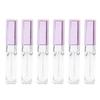 FRCOLOR 6-Piece Clear Mascara Tube, Lightweight and Compact, Perfect for Refilling Eyelashes and Eyeliner, Travel Makeup