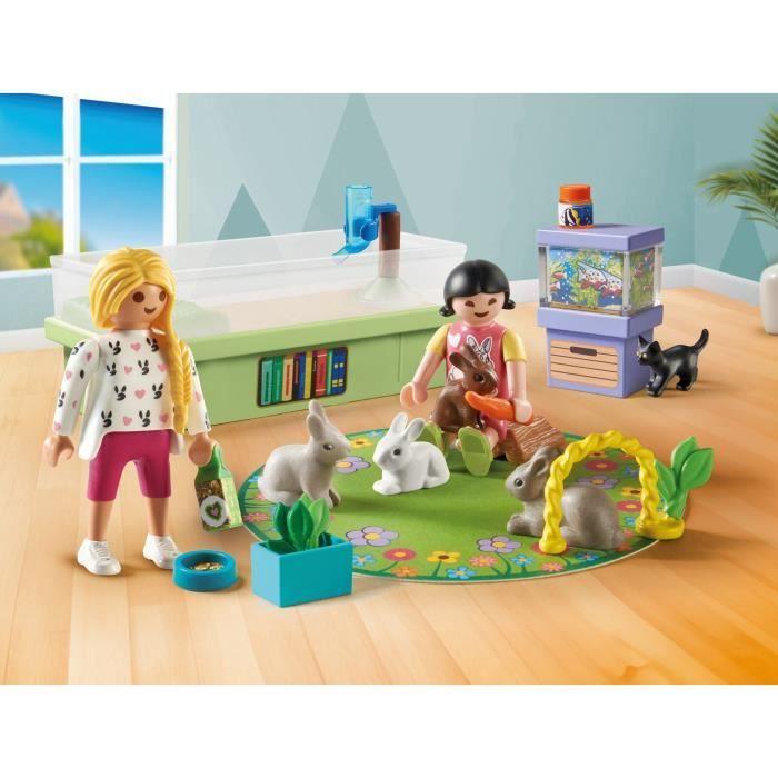 PLAYMOBIL 71753 Pet Shop with Rabbit Run, My Life, Animal Care, 30 Pieces, Ages 4+