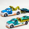 Alloy Trailer Toys Simulation City Road Rescue Vehicle Toy Children Boy Trailer Truck Helicopter Sports Car Model Inertial Drive