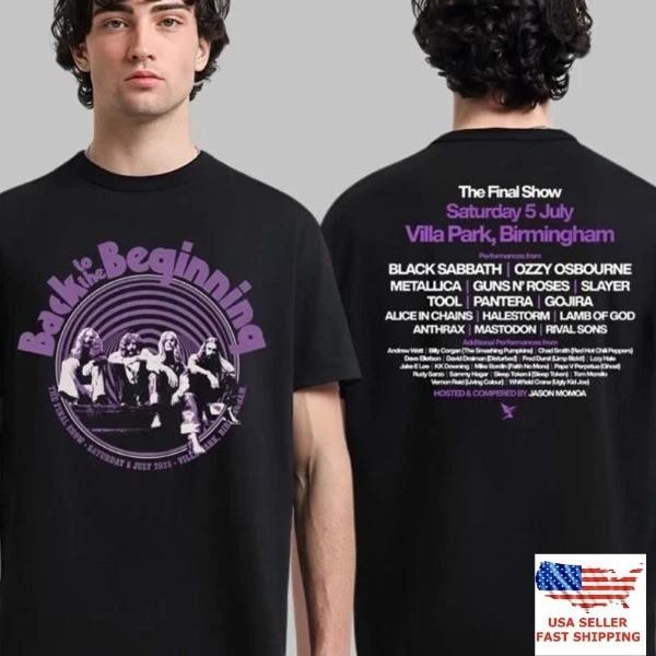 Black Sabbath Back To The Beginning In Birmingham On July 5 2025 T-Shirt SALE!! Unisex T-Shirt S