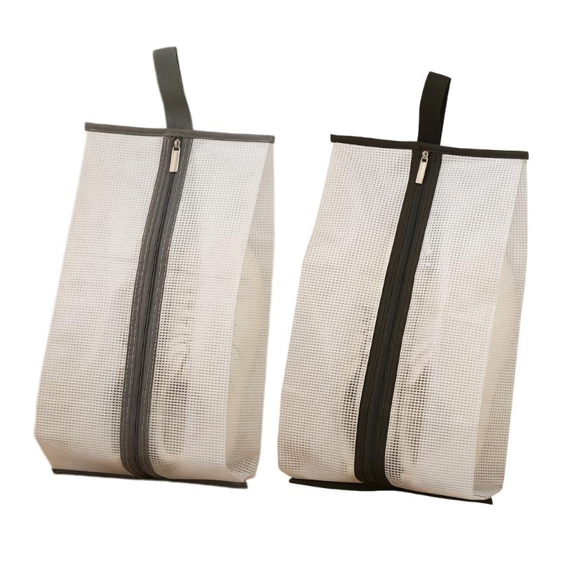 Water Resistant Shoe Protector Clear Window Design Portable Carry Bag For Shoes Clothes Storage