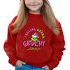 Christmas Day Girls Round Neck Pullovers For Kids Printed Baby Tops
