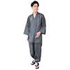 Samue Mens 100 Cotton Summer (M L LL 3L) Large Size Shijira Weave Cool Stylish Set Roomwear Pajamas Kimono