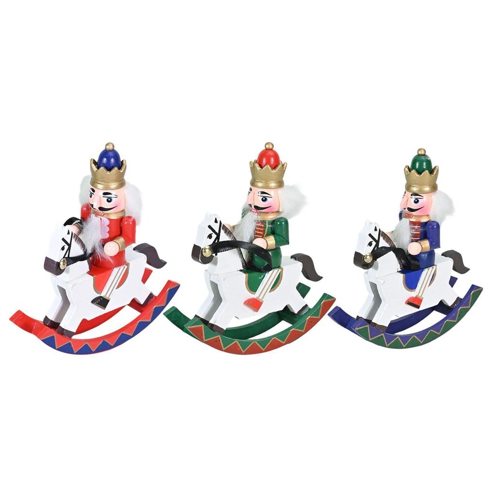 Christmas Nutcracker Decoration Tabletop Ornament Wooden Nutcracker Figurine