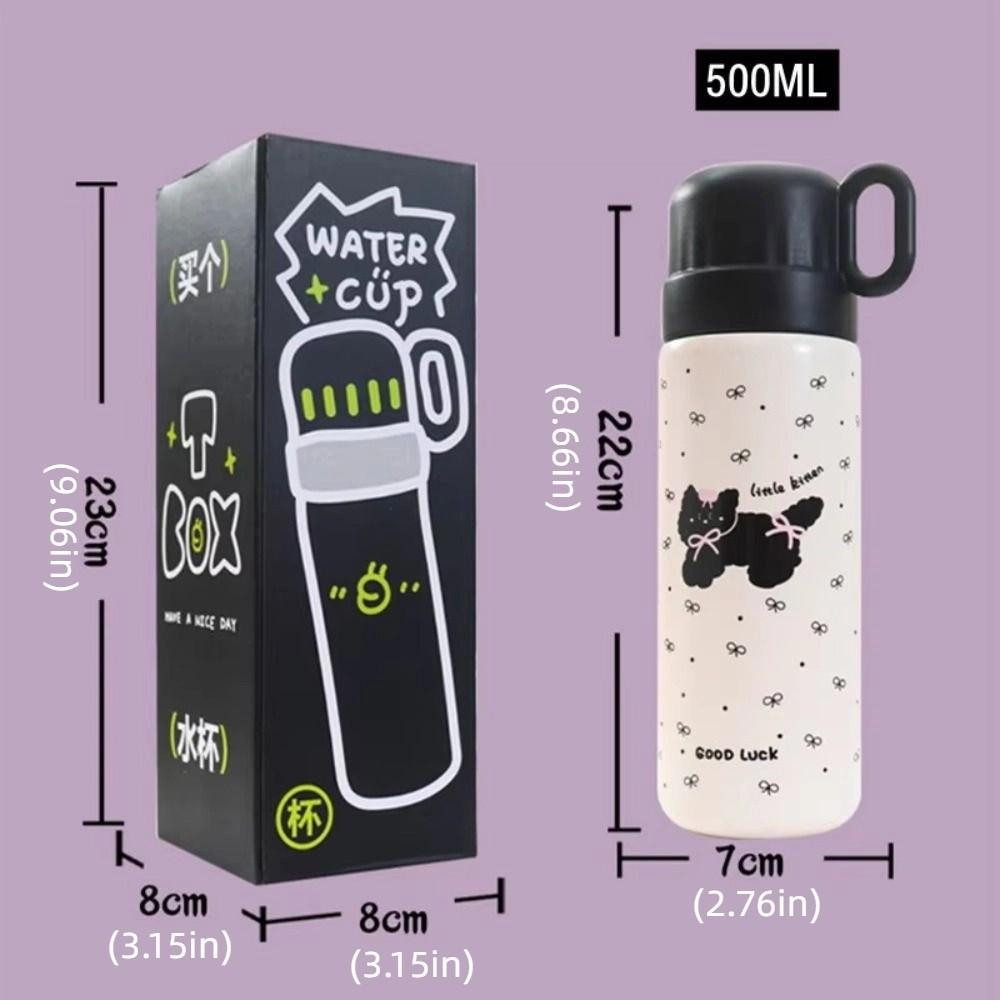 Large Capacity Insulated Water Bottle Heat-Resistant Office Coffee Cup  Travel Tumbler