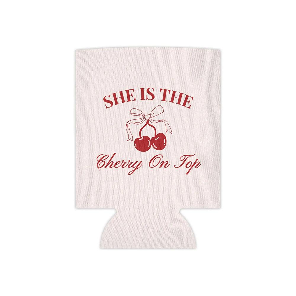 

4Pcs Cherry on Top Bride To Be Can Cooler Bachelorette Hen Party Bridal Shower Bridesmaid Wedding Girls Night Koozie Favor Gift 4pcs 9.5x12cm чёрный