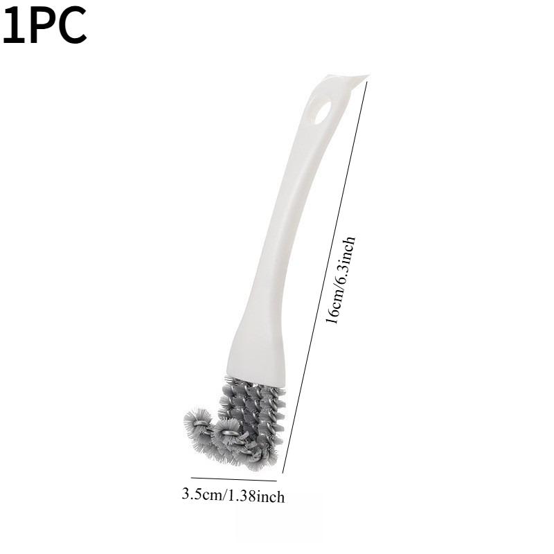 1PC Best-selling Multifunctional Kitchen Stove Cleaning Brush, Barbecue Mesh Rack Cleaning Brush белый